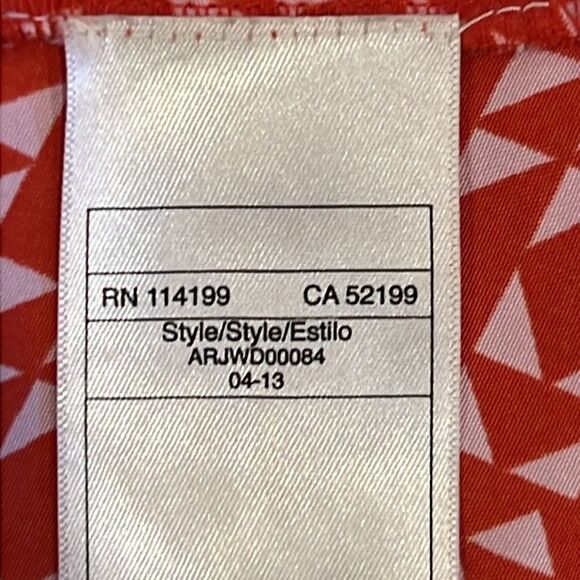 ROXY Red & Pale Pink Open Back Dress - Size Small - Picture 12 of 14